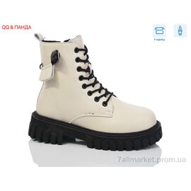 Фотография Ботинки женские стильные зима 5255 beige (6 пар р.36-41) "QQ&Панда" недорого оптом от прямого поставщика