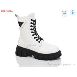 Фотография Ботинки женские стильные зима 5233 white (6 пар р.36-41) "QQ&Панда" недорого оптом от прямого поставщика
