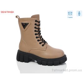 Фотография Ботинки женские стильные зима 5233 khaki (6 пар р.36-41) "QQ&Панда" недорого оптом от прямого поставщика