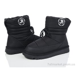 Дутики жіночі утеплені Зима 197-167 black (8 пар р.36-41) "Violeta" недорого оптом від прямого постачальника