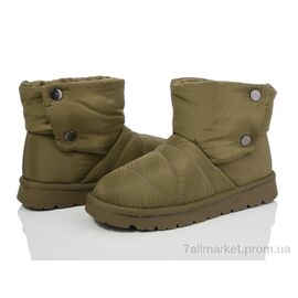 Дутики жіночі утеплені Зима 197-160 green (8 пар р.36-41) "Violeta" недорого оптом від прямого постачальника