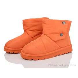 Дутики жіночі утеплені Зима 197-160 orange (8 пар р.36-41) "Violeta" недорого оптом від прямого постачальника