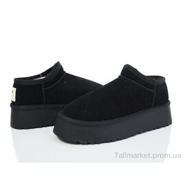 Фотография Угги женские утепленные зима 197-190 black (8 пар р.36-40) "Violeta" недорого оптом от прямого поставщика
