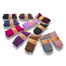 Шкарпетки жіночі теплі B2550-2 mix р.37-41 "Jelzin" недорого оптом від прямого постачальника