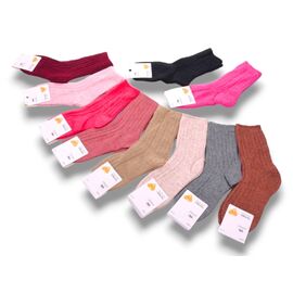 Фотография Носки детские тёплые на девочку C3583-1 mix р.21-25 "Jelzin" недорого оптом от прямого поставщика