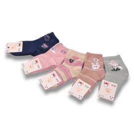 Фотография Носки детские тёплые унисекс C3565-12 mix р.31-35 "Jelzin" недорого оптом от прямого поставщика