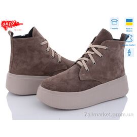 Черевики жіночі стильні Весна/осінь 0615 коф.з. (6 пар р.36-40) "ARTO" недорого оптом від прямого постачальника