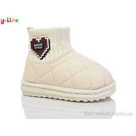 Фотография Угги детские утепленные зима 1006-3 (8 пар р.25-30) "Yalike" недорого оптом от прямого поставщика