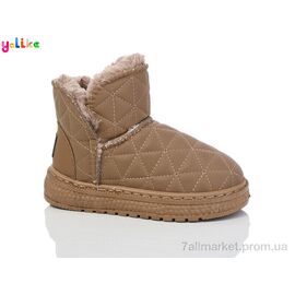 Фотография Угги детские утепленные зима 1007-2 (8 пар р.25-30) "Yalike" недорого оптом от прямого поставщика