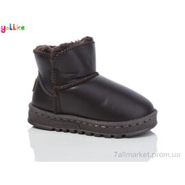 Фотография Угги детские утепленные зима 1001-2 (6 пар р.26-31) "Yalike" недорого оптом от прямого поставщика