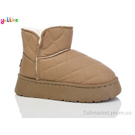 Уггі жіночі утеплені Зима 1018-2 (8 пар р.36-41) "Yalike" недорого оптом від прямого постачальника