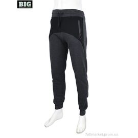 Фотография Спортивные брюки мужские Зима CS403-2-150 grey (5 шт. р.сетка L-4XL) "BIG" недорого оптом от прямого поставщика