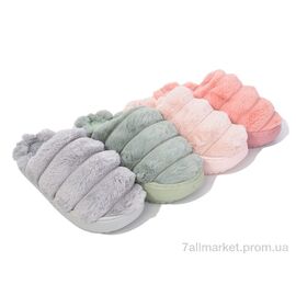 Фотография Тапки женские для дома Весна/осень L843 mix (12 пар р.36-41) "Lion-Lu" недорого оптом от прямого поставщика