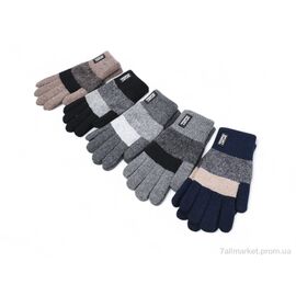 Фотография Перчатки для детей Зима 2043 (XL) mix (12 шт. р.сетка 12-15) "KUINH" недорого оптом от прямого поставщика