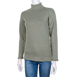 Фотография Гольф женский X01-2 khaki р.48-56 "Алия" недорого оптом от прямого поставщика