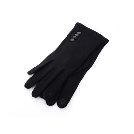 Рукавички жіночі утеплені 1-02 black р.6.5-8.5 "Serj" недорого оптом від прямого постачальника