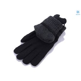 Чоловічі рукавиці 8185 black р.2XL "Serj" недорого оптом від прямого постачальника