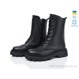 Черевики жіночі стильні Весна/осінь Paradize B-1547 чорний-d (6 пар р.36-40) "Prime-Opt" недорого оптом від прямого постачальника