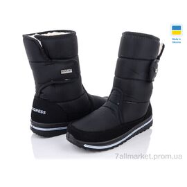 Дутики жіночі утеплені Зима Progress 3102 (6 пар р.37-42) "Lvovbaza" недорого оптом від прямого постачальника