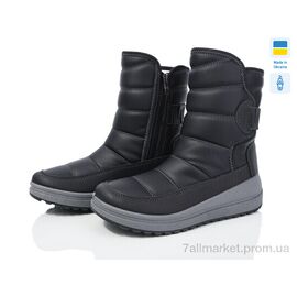 Фотография Дутики женские утепленные зима Paolla 463-6113 чорний (8 пар р.37-42) "Lvovbaza" недорого оптом от прямого поставщика