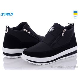 Фотография Ботинки женские стильные зима B&R Е5 чер бп (8 пар р.36-41) "Lvovbaza" недорого оптом от прямого поставщика