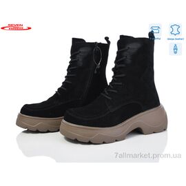Фотография Ботинки женские стильные зима 777-CQ183 (6 пар р.36-41) "Seven" недорого оптом от прямого поставщика