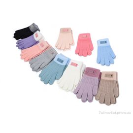 Фотография Перчатки для детей Зима 1744 (S) mix (12 шт. р.сетка 2-3) "KUINH" недорого оптом от прямого поставщика