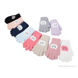 Фотография Перчатки для детей Зима 1192 mix (12 шт. р.сетка 7-12) "KUINH" недорого оптом от прямого поставщика