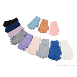 Фотография Перчатки для детей Зима 1288 (S) mix (12 шт. р.сетка 2-4) "KUINH" недорого оптом от прямого поставщика