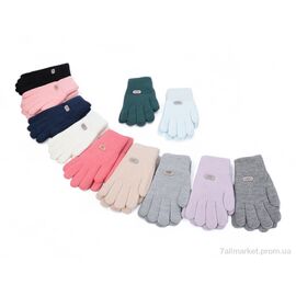 Фотография Перчатки для детей Зима 1802 (M) mix (12 шт. р.сетка 3-5) "KUINH" недорого оптом от прямого поставщика