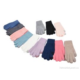 Фотография Перчатки для детей Зима 2027 (L) mix (12 шт. р.сетка 10-15) "KUINH" недорого оптом от прямого поставщика