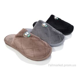 Тапки чоловічі домашні Весна/осінь 5588 mix (12 пар р.40-45) "Deshman" недорого оптом від прямого постачальника