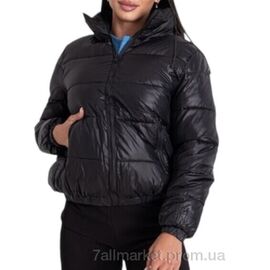 Фотография Куртка женская Зима 007  black (5 шт. р.сетка M-3XL) "Massmag" недорого оптом от прямого поставщика