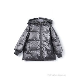 Фотография Куртка детская Весна/осень 3791-9 grey (5 шт. р.сетка 100-140) "Мир" недорого оптом от прямого поставщика