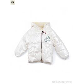 Фотография Куртка детская Весна/осень 3791-11 white (5 шт. р.сетка 100-140) "BIG" недорого оптом от прямого поставщика