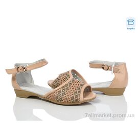 Босоніжки дитячі літні Літо A10508 beige (12 пар р.32-37) "DeMur" недорого оптом від прямого постачальника