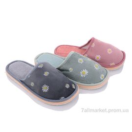 Фотография Тапки женские для дома Весна/осень SP006 mix (12 пар р.36-41) "Favorit" недорого оптом от прямого поставщика