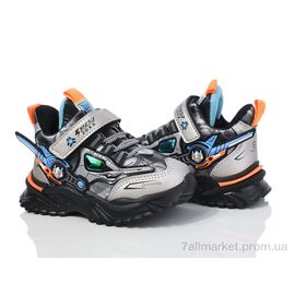 Кросівки дитячі модні Зима 2115-A211S grey (12 пар р.21-26) "Мир" недорого оптом від прямого постачальника