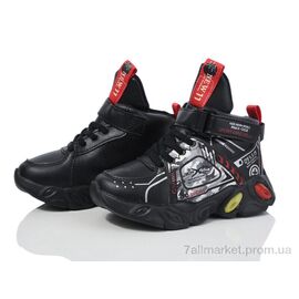 Кросівки дитячі модні Зима 2117-A258B red (12 пар р.26-31) "Мир" недорого оптом від прямого постачальника