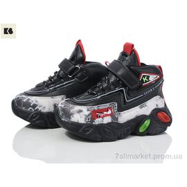 Кросівки дитячі модні Зима 2115-A215S red (12 пар р.21-26) "BIG" недорого оптом від прямого постачальника