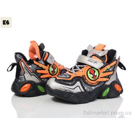 Кросівки дитячі модні Зима 2117-A212B orange (12 пар р.26-31) "BIG" недорого оптом від прямого постачальника