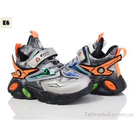 Кросівки дитячі модні Зима 2117-A216B orange (12 пар р.26-31) "BIG" недорого оптом від прямого постачальника