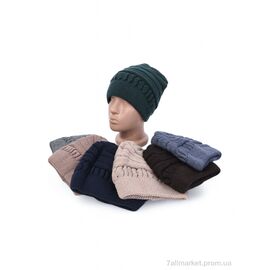 Жіноча шапка Зима SA1379 mix фліс (10 шт. р.сітка54-58) "Red Hat" недорого оптом від прямого постачальника