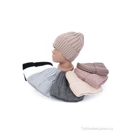 Жіноча шапка Зима SA1375 mix фліс (10 шт. р.сітка54-58) "Red Hat" недорого оптом від прямого постачальника