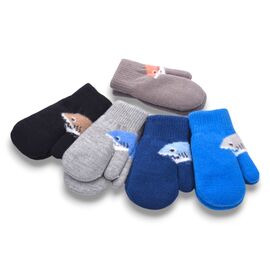 Фотография Варежки детские на мальчика 2493 mix р.8-10 "YLZL" недорого оптом от прямого поставщика