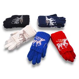 Фотография Перчатки детские на девочку 119 mix р.10-12 "YLZL" недорого оптом от прямого поставщика