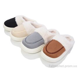 Тапки жіночі для будинку Зима MD9623 mix (12 пар р.36-41) "M&L  Alex13" недорого оптом від прямого постачальника