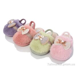 Тапки дитячі домашні Зима WF78 mix (12 пар р.24-29) "M&L  Alex13" недорого оптом від прямого постачальника