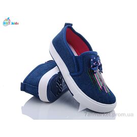 Фотография Слипоны детские без шнурков Весна/осень H1718-1 (8 пар р.31-36) "BBT" недорого оптом от прямого поставщика