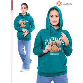 Фотография Худи женское WH17086-1 blue р.48-56 "Samo" недорого оптом от прямого поставщика